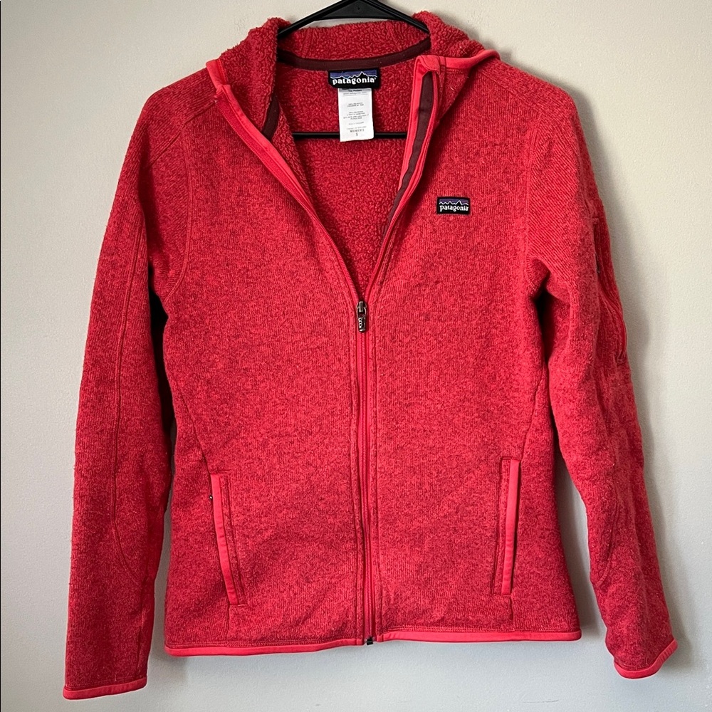 Patagonia Better Sweater Vibrant Red Full-Zip Fleece Jacket